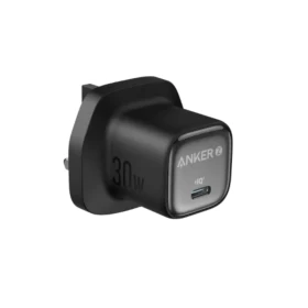 شاحن أنكر زولو USB-C بقوة 30 واط، أسود