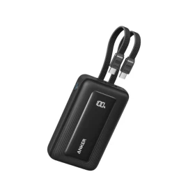 باور بانك الطاقة Anker Zolo (10K، 35 واط، كابلات USB-C مزدوجة مدمجة)
