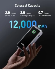 بطارية شحن أنكر من منفذين بقوة 130 واط, A1335011 – أسود